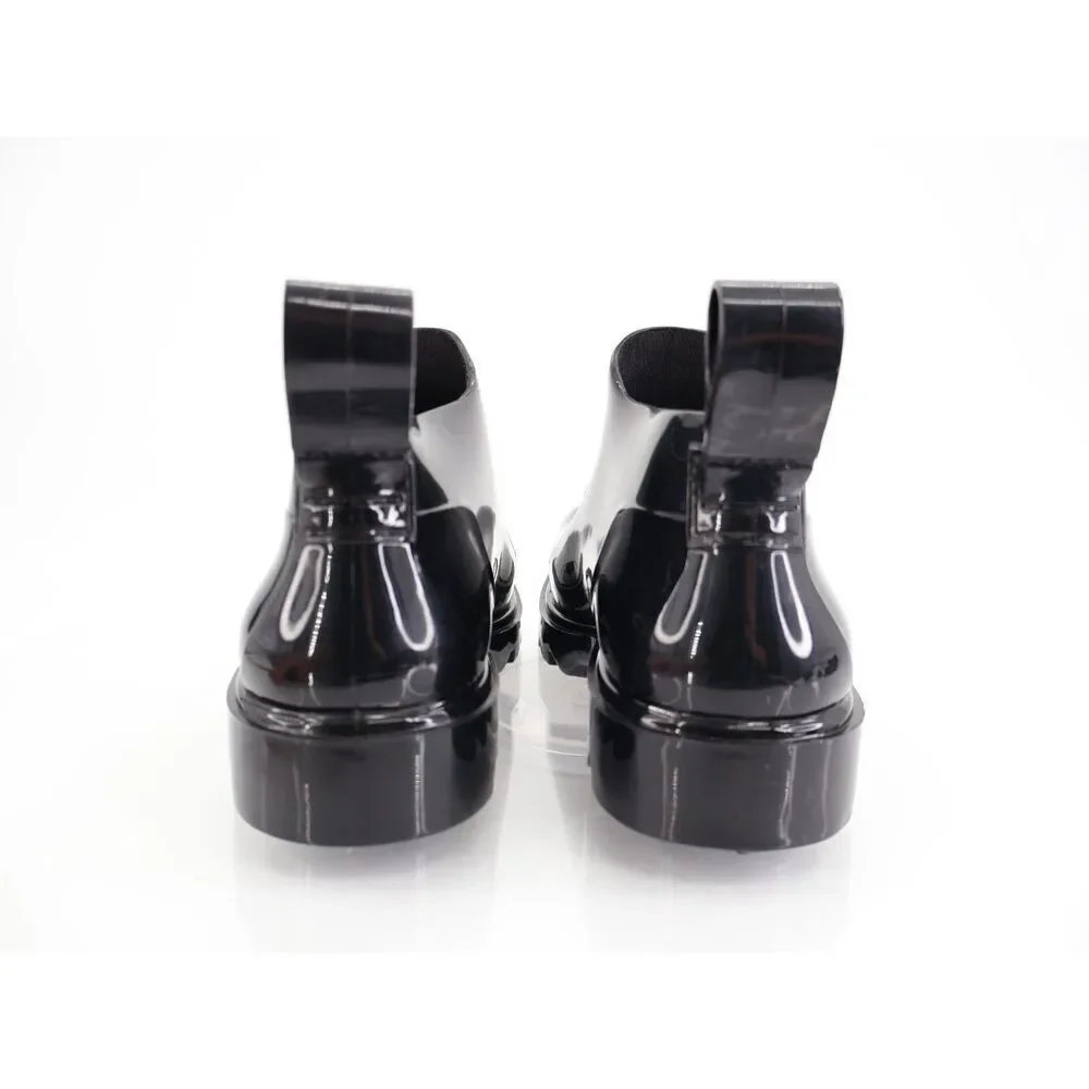 Free People High Street Water Resistant Rain Boot Black Size 37 6 Rubber Slip On